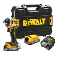 Dewalt DCF860E2T 18V XR Brushless Impact Driver, 2x 1.7Ah Powerstack Batteries, Charger & TSTAK Case £319.95